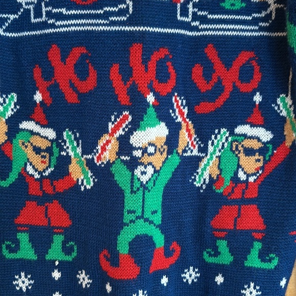 🎅🏼 DJ Santa holiday Christmas ugly sweater small - Picture 5 of 6